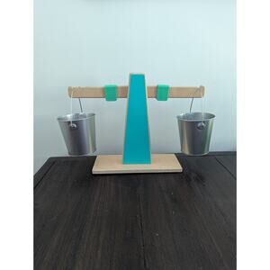 Lovevery Enthusiast Play Balance Beam Every Which Weigh Scale & Pails Stem Toy